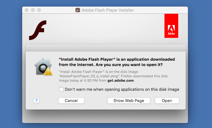 adobe reader and flash player for mac